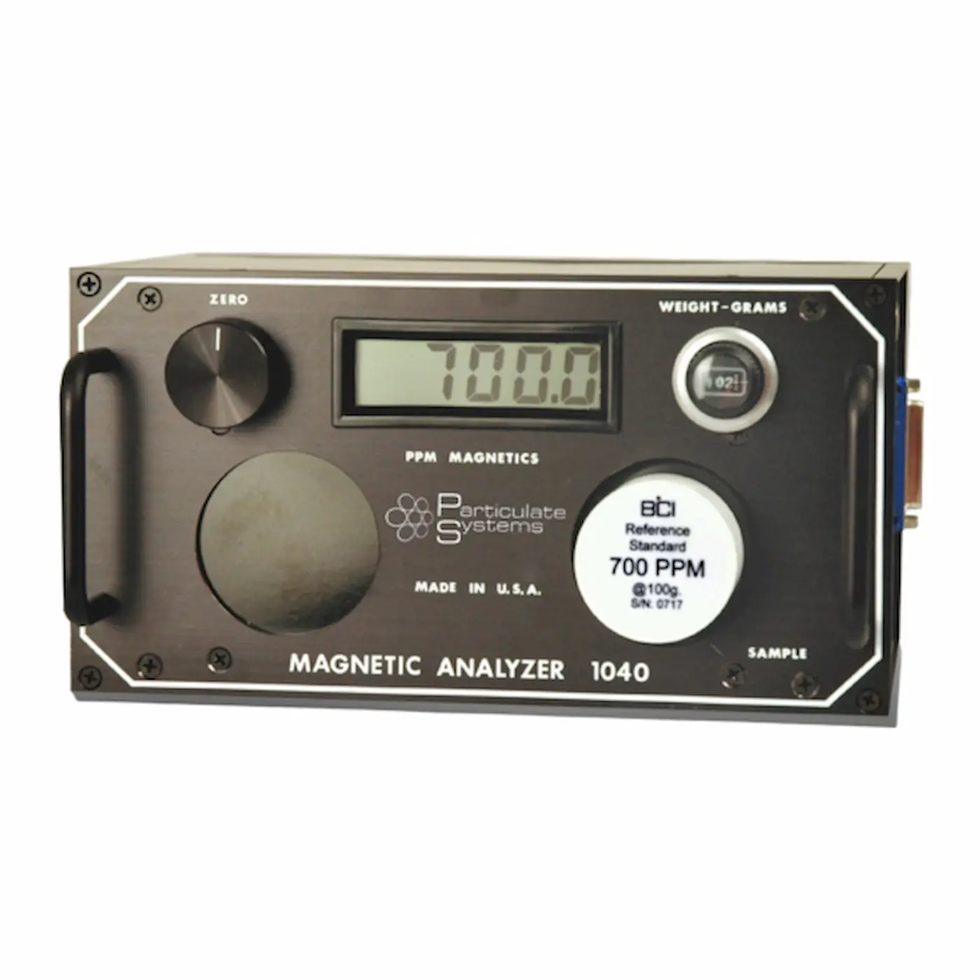 MA-1040 Magnetic Analyzer for trace magnetic content measurement